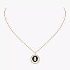 [LUXE]Lucky Move Diamond Necklace in Rose Gold and White Mother-of-Pearl