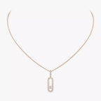 [LUXE]Move Uno Diamond Necklace in Rose Gold