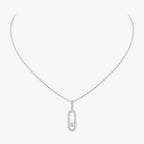 [LUXE]Move Uno Diamond Necklace in Rose Gold
