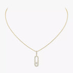 [LUXE]Move Uno Diamond Necklace in Rose Gold