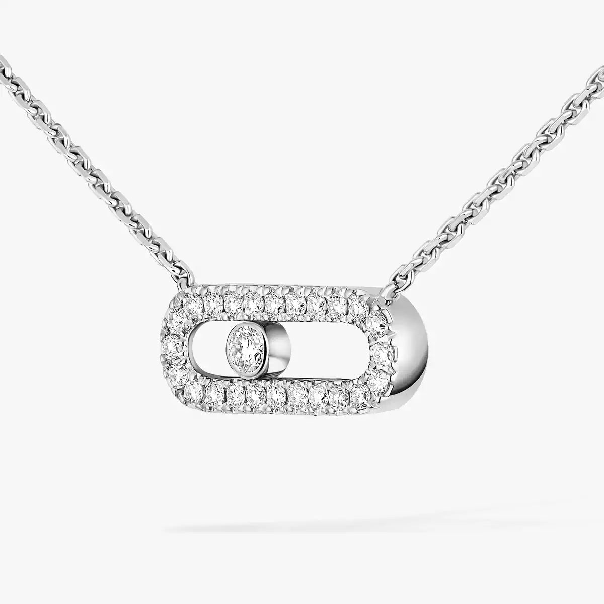 [LUXE]Diamond Necklace Move Uno