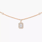 [LUXE]My Twin Diamond Necklace in Silver