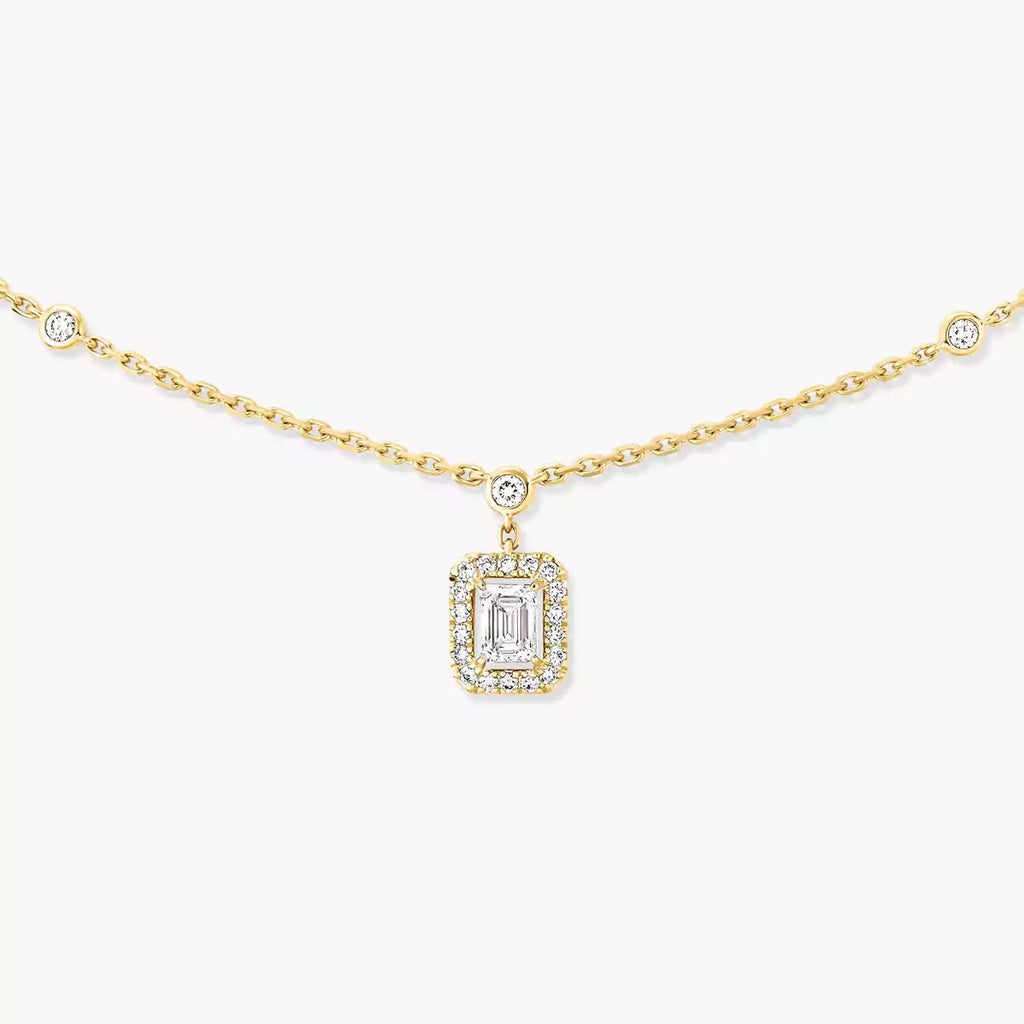 [LUXE]My Twin Diamond Necklace in Silver