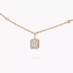 [LUXE]My Twin Diamond Necklace in Silver