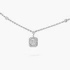 [LUXE]My Twin Diamond Necklace in Silver