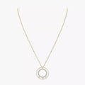 [LUXE]Move Romane Long Pave_-Set Diamond Necklace