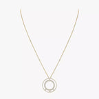 [LUXE]Move Romane Long Pave_-Set Diamond Necklace