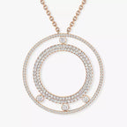 [LUXE]Move Romane Long Pave_-Set Diamond Necklace