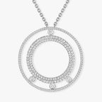[LUXE]Move Romane Long Pave_-Set Diamond Necklace