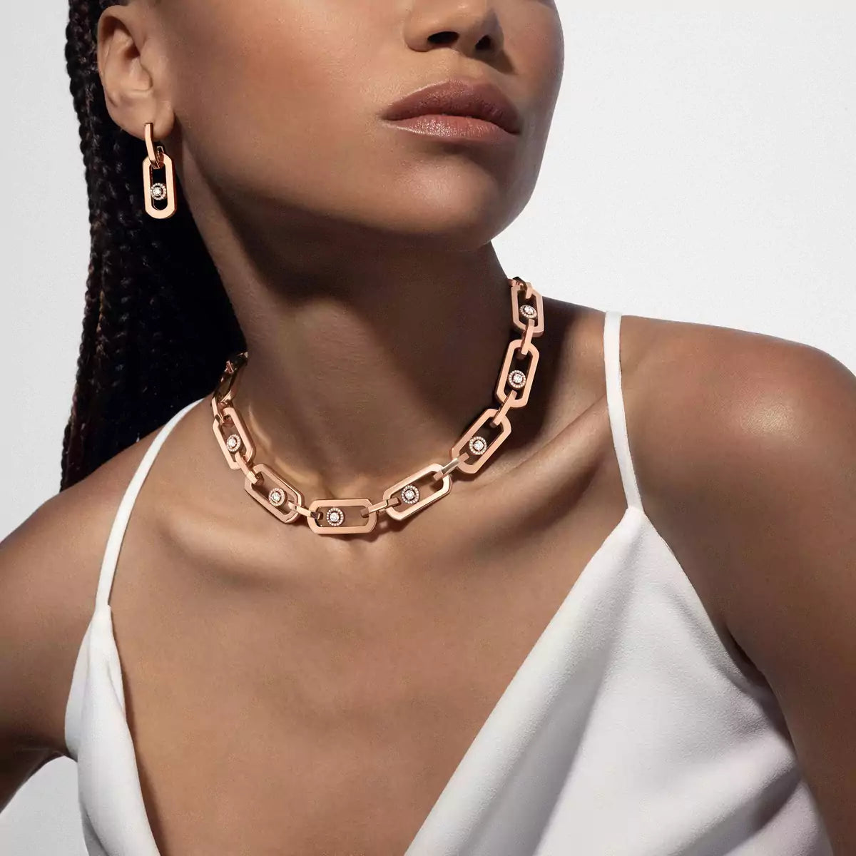 [LUXE] So Move XL Diamond Hoop Earring