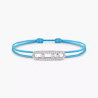 [LUXE]Messika Care(s) pink cord pavé bracelet