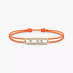 [LUXE]Messika Care(s) pink cord pavé bracelet