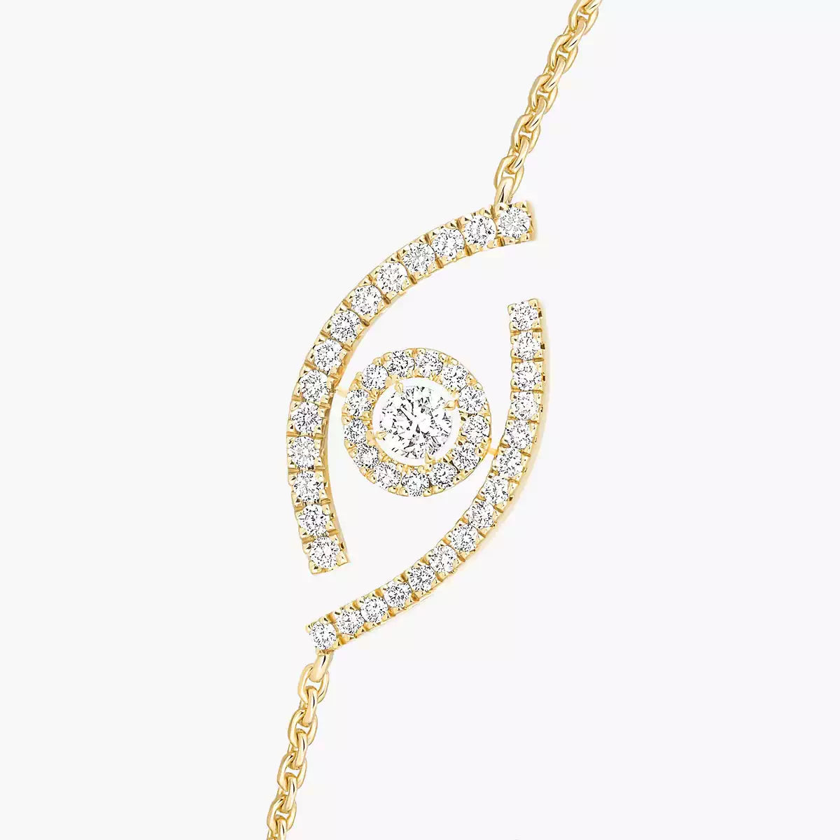 [LUXE]Lucky Eye Pave-Set Diamond Bracelet