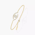 [LUXE]Lucky Eye Pave-Set Diamond Bracelet