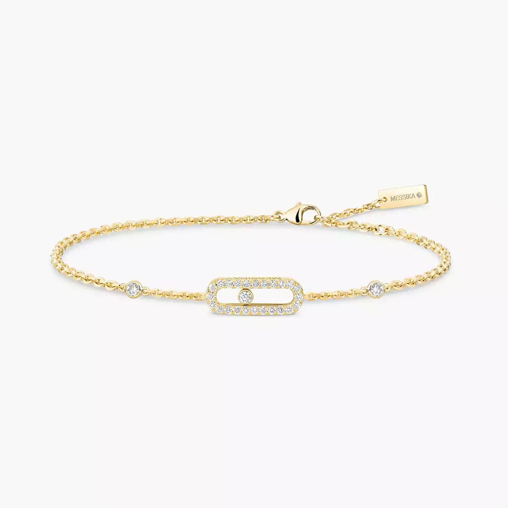 [LUXE]Move Uno Diamond Bracelet