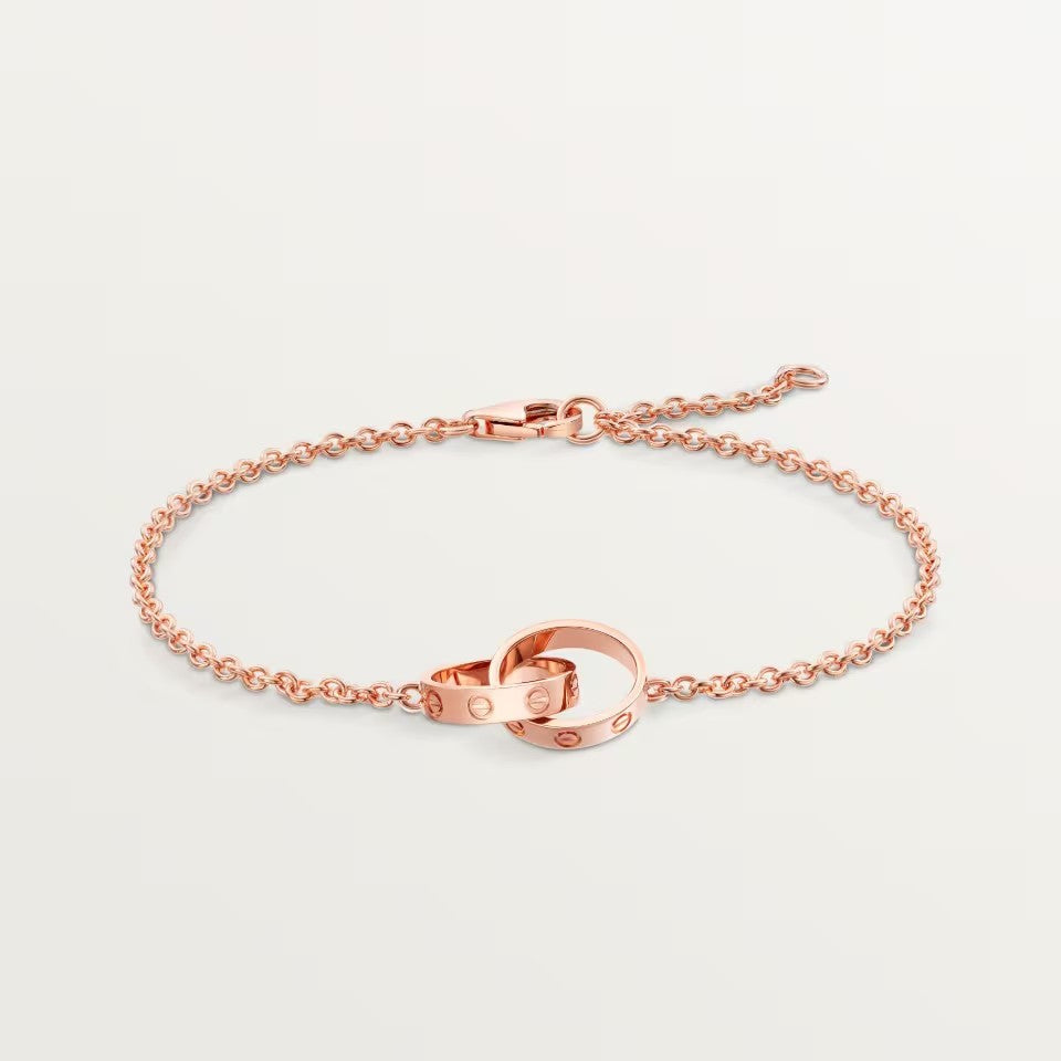 [Luxe Jewelry]LOVE BRACELET DOUBLE RING