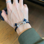 [Luxe]CLOVER 5 MOTIF PIETERSITE BRACELET COLLECTION