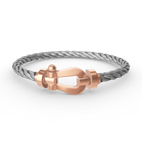[Luxe]FORCE LARGE HORSESHOE NO DIAMOND BRACELET ROSE GOLD