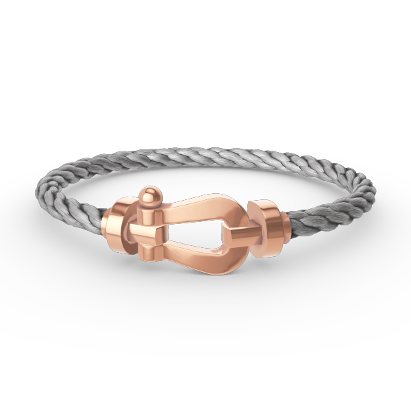 [Luxe]FORCE ラージホースシュー ダイヤモンドなしブレスレット ローズゴールド