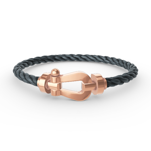 [Luxe]FORCE ラージホースシュー ダイヤモンドなしブレスレット ローズゴールド