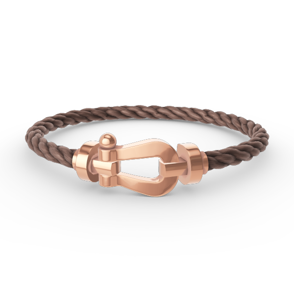 [Luxe]FORCE ラージホースシュー ダイヤモンドなしブレスレット ローズゴールド