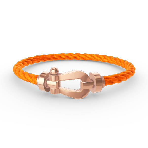[Luxe]FORCE ラージホースシュー ダイヤモンドなしブレスレット ローズゴールド
