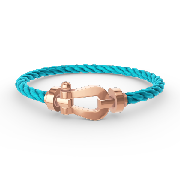 [Luxe]FORCE ラージホースシュー ダイヤモンドなしブレスレット ローズゴールド