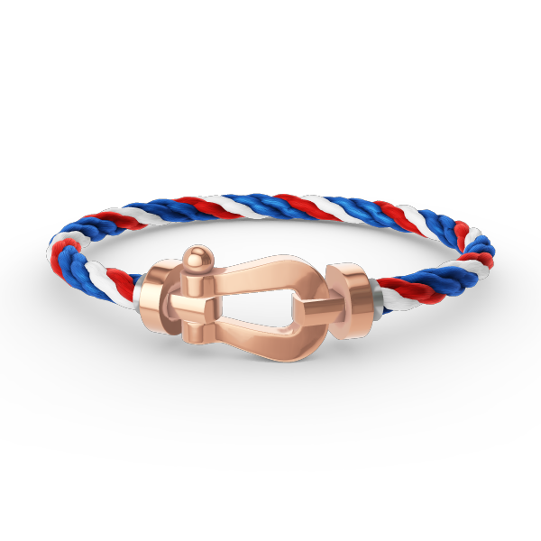 [Luxe]FORCE ラージホースシュー ダイヤモンドなしブレスレット ローズゴールド