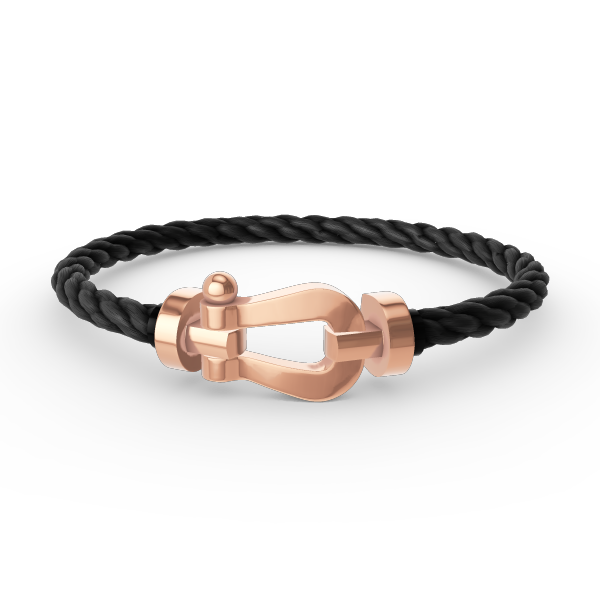 [Luxe]FORCE ラージホースシュー ダイヤモンドなしブレスレット ローズゴールド