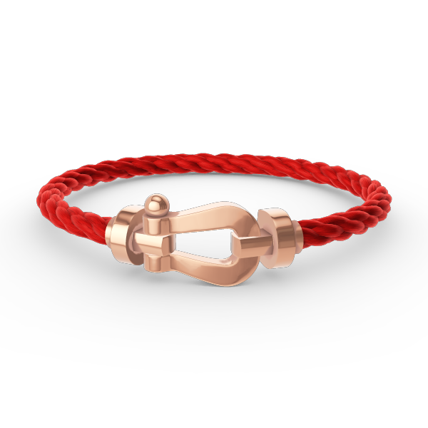 [Luxe]FORCE ラージホースシュー ダイヤモンドなしブレスレット ローズゴールド