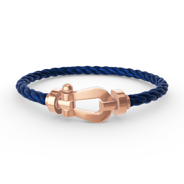 [Luxe]FORCE ラージホースシュー ダイヤモンドなしブレスレット ローズゴールド