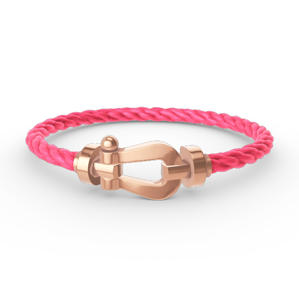 [Luxe]FORCE ラージホースシュー ダイヤモンドなしブレスレット ローズゴールド
