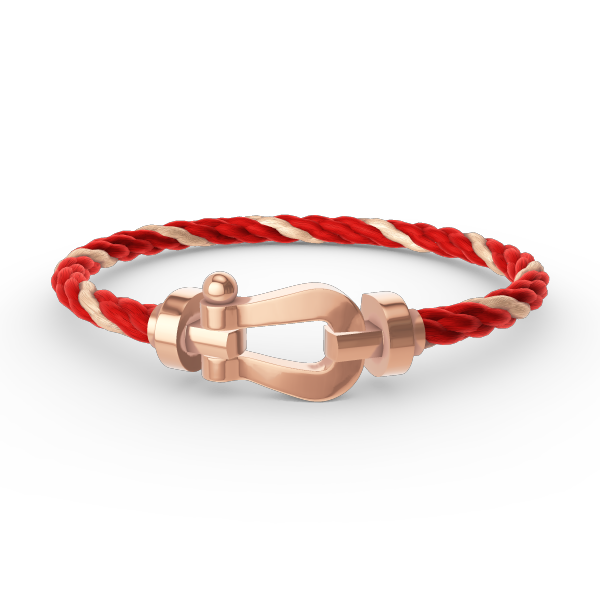 [Luxe]FORCE ラージホースシュー ダイヤモンドなしブレスレット ローズゴールド