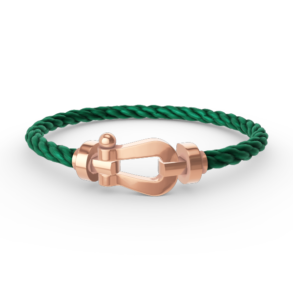 [Luxe]FORCE ラージホースシュー ダイヤモンドなしブレスレット ローズゴールド