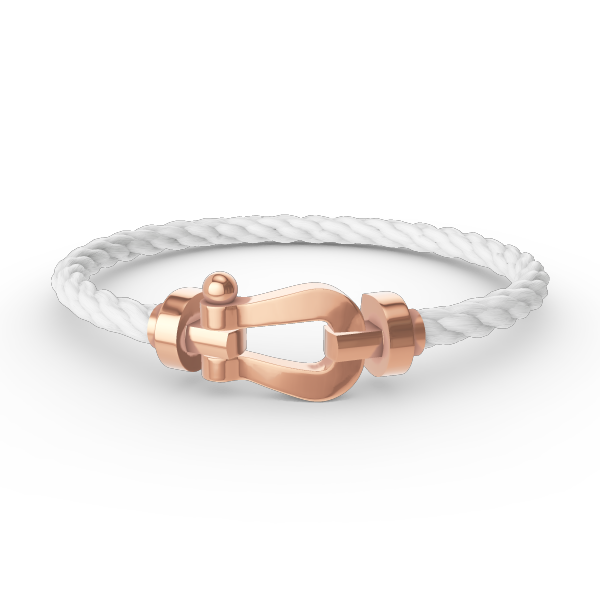 [Luxe]FORCE ラージホースシュー ダイヤモンドなしブレスレット ローズゴールド