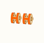 [Luxe]Boucles d'oreilles MINI POP H ORANGE