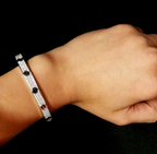 [Luxe]LOVE BRACELET 6.1MM DIAMOND-PAVED CERAMIC