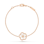 [Luxe]LUCKY WHITE MOP PLUM BLOSSOM  BRACELET