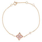 [Luxe]STAR 1 DIAMOND PINK GOLD BRACELET
