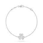 [Luxe]FRIVOLE SILVER FLOWER DIAMOND BRACELET