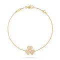 [Luxe]FRIVOLE GOLD FLOWER DIAMOND BRACELET