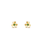 [Luxe]FRIVOLE  FLOWER MALACHITE EARRINGS