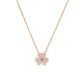 [Luxe]FRIVOLE ROSE GOLD FLOWER DIAMOND NECKLACE