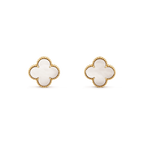 [Luxe]CLOVER MINI GOLD EARRINGS
