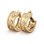 [Luxe]PERLEE DIAMOND EARRINGS