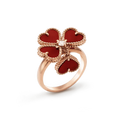 [Luxe]SWEET CLOVER CARNELIAN RING