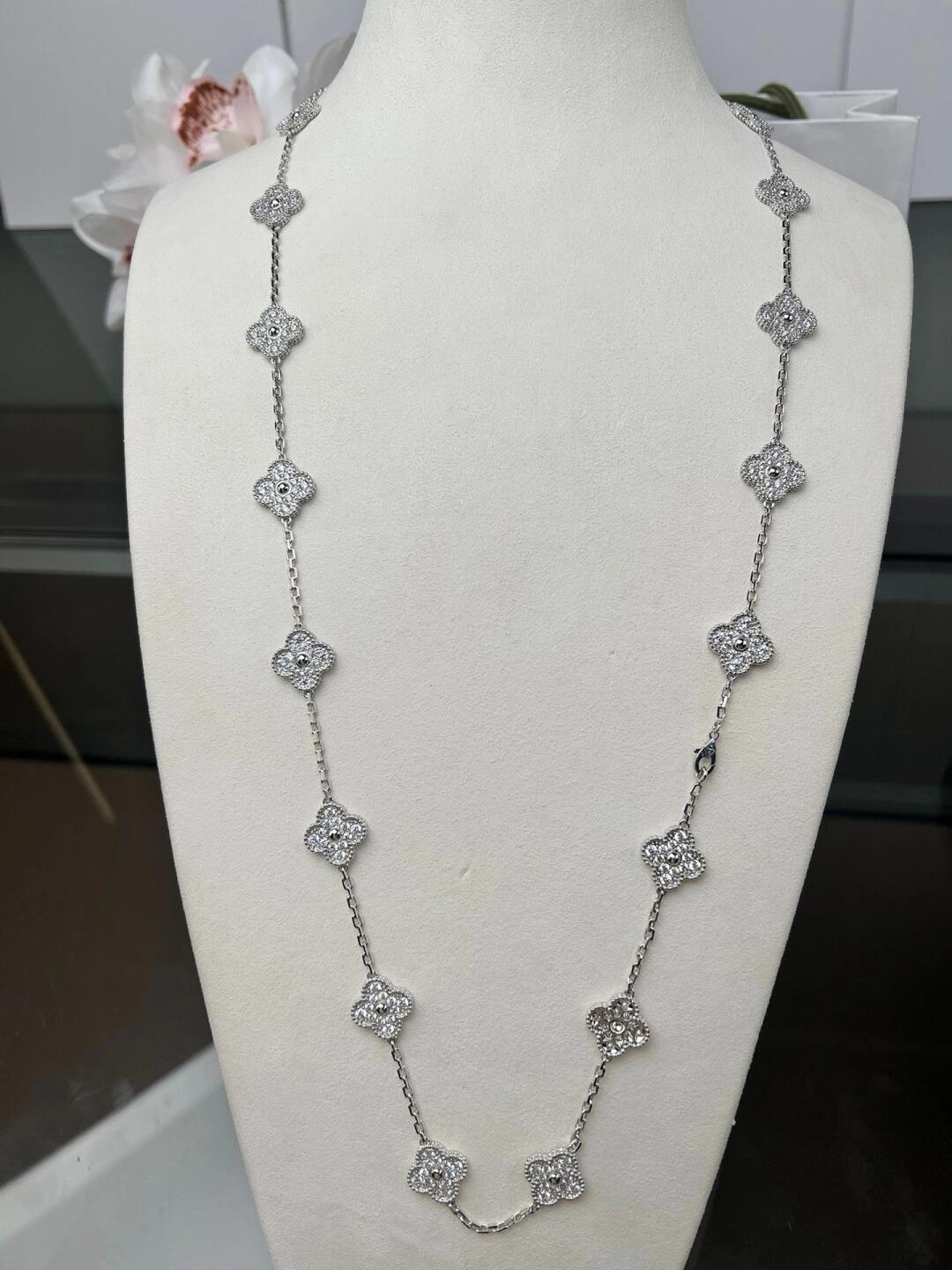[Luxe]CLOVER 20 MOTIFS DIAMOND SILVER