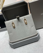 [LUXE]MOVE UNO SMALL 1 DIAMOND EARRINGS
