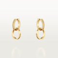 [Luxe Jewelry]LOVE 3.3MM DANGLE HALF DIAMOND EARRINGS