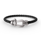 [Luxe]FORCE LARGE HORSESHOE NO DIAMOND BRACELET SILVER